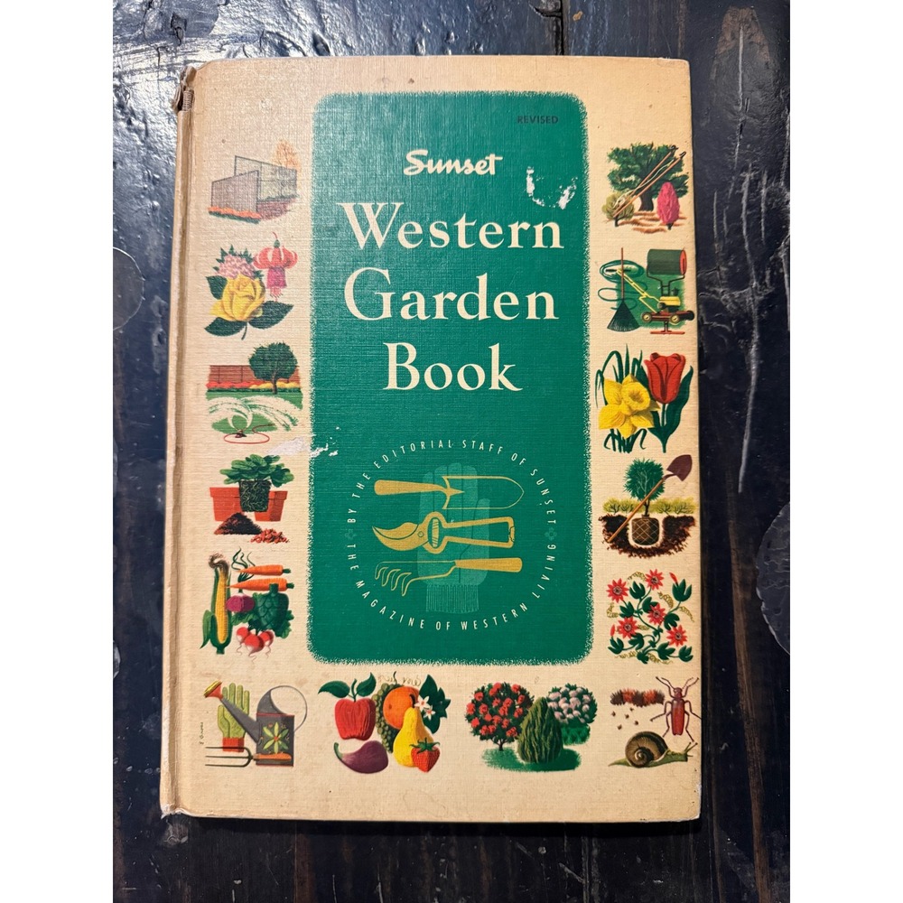 Sunset Western Garden Book Vintage 1964 Second Edition Hardcover Gardening Guide